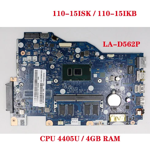  ȣ Ideapad TianYi Ʈ  LA-D562P, CPU 4405U, 4GB RAM 100% ׽Ʈ Ϸ, 310-15IKB, 110-15ISK